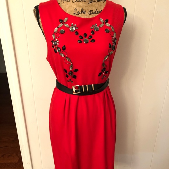 Red LG Cynthia Rowley Dress - Picture 2 of 8
